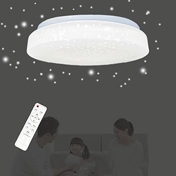 【M1843-80-52】LED シーリングライト 星空効果 30W 6~8畳 Amazon.co.jp : LED シーリングライト 星空効果 30W 無段階調光